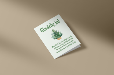 Små A7 julefoldekort