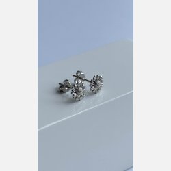 Solsikke �restikker | fors�lvet messing (8 mm)