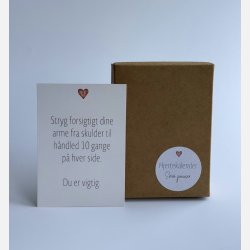 Hjertekalender (31 sm kort med sm micropauser)
