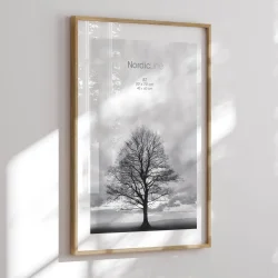 A5 Egetrsramme - Massiv Eg - NordicLine