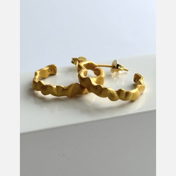 Creoler | mat forgyldt messing (26 mm)