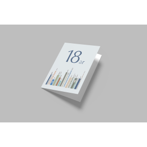 18 r BL (A5 telegram med tilhrende kuvert)