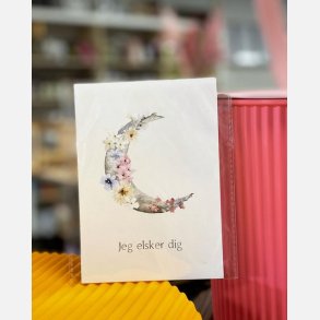 Jeg elsker dig (Tegning halvmne) A6