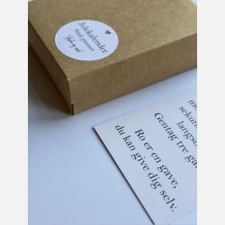 Julekalender Micropauser Styrke og mod (24 A7 kort) Nr. 5 (2025)