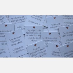 Hjertekalender (31 sm kort med sm micropauser)