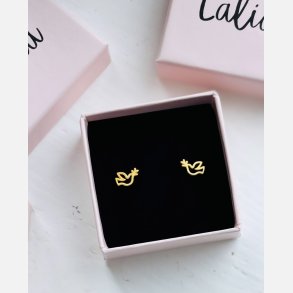 Fredsdue �restikker | mat forgyldt messing (6�8 mm)