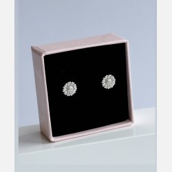 Solsikke �restikker | fors�lvet messing (8 mm)