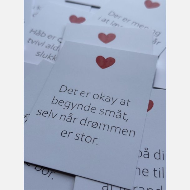 Julekalender Selvvrd &amp; Styrke citater (24 A7 kort) Nr. 8 (2025)