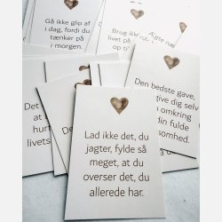 Julekalender Tid &amp; N�rv�r � citater (24 A7 kort) (2026) Nr. 9