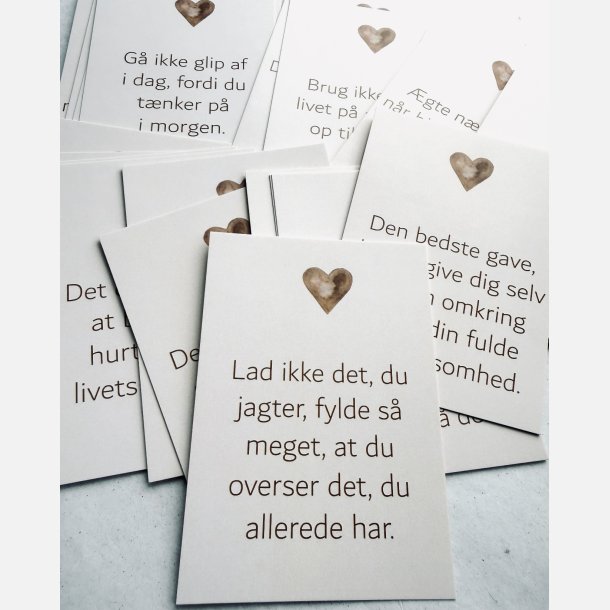 Julekalender Tid &amp; N�rv�r � citater (24 A7 kort) (2026) Nr. 9