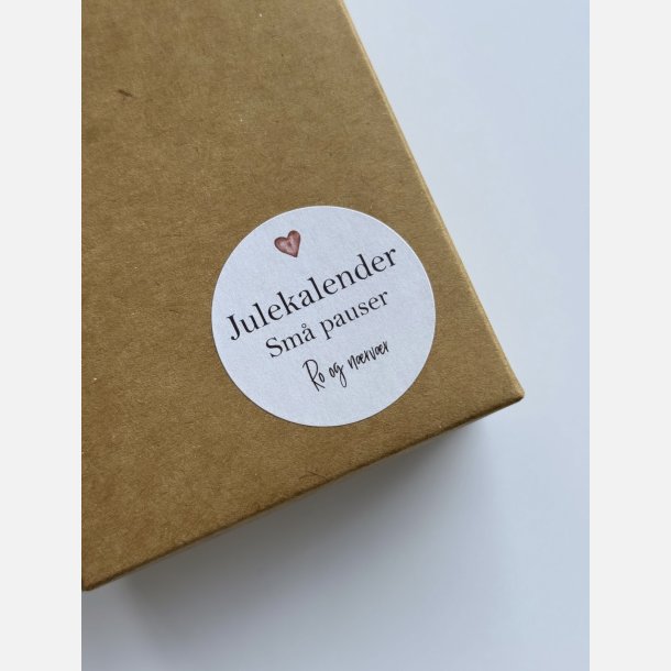 Julekalender Micropauser Ro/nrvr (24 A7 kort) Nr. 6 (2025)