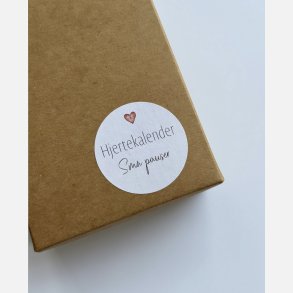 Hjertekalender (31 sm kort med sm micropauser)