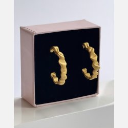 Creoler | mat forgyldt messing (26 mm)