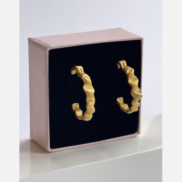 Creoler | mat forgyldt messing (26 mm)