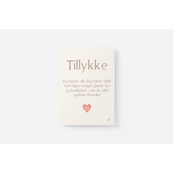 Tillykke, hber du fr A6 kort