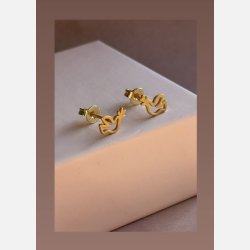 Fredsdue �restikker | mat forgyldt messing (6�8 mm)