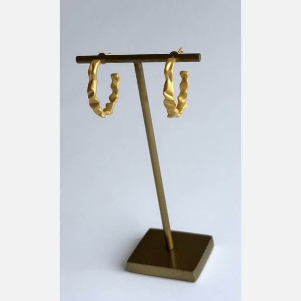 Creoler | mat forgyldt messing (26 mm)