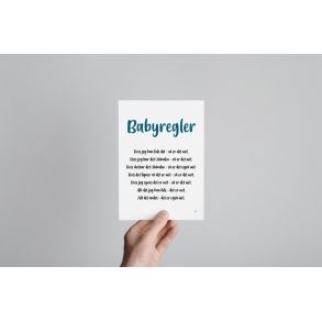 Babyregler A5 (bl)