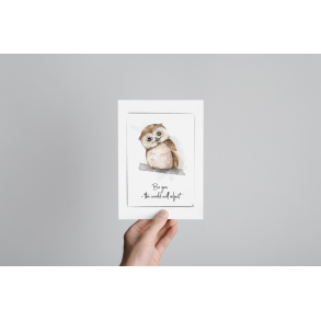 Be you. Ugle tegning A5