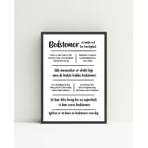 Bedstemor (VORES) citatkollage  A4