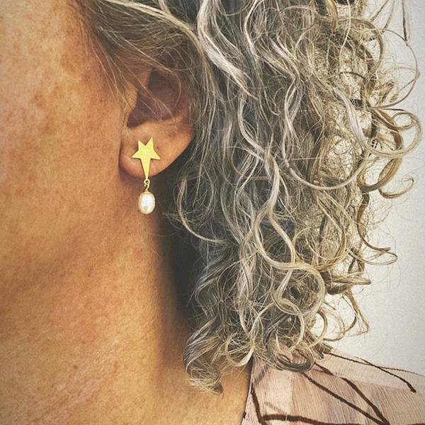 Årligt Perpetual Under ~ Stella stjerne øreringe - Smykker - StiLia ApS