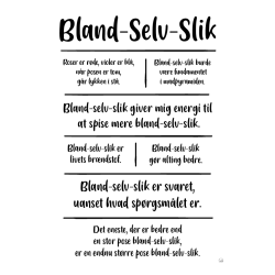 Bland-selv-slik citatkollage A4