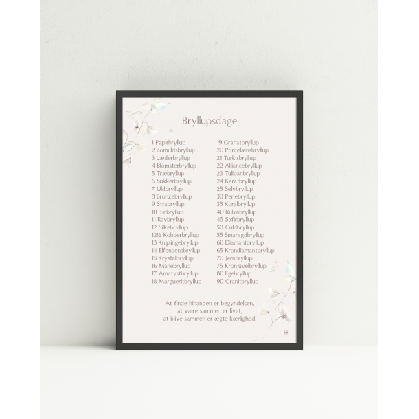 Bryllupsdage A4 og A5