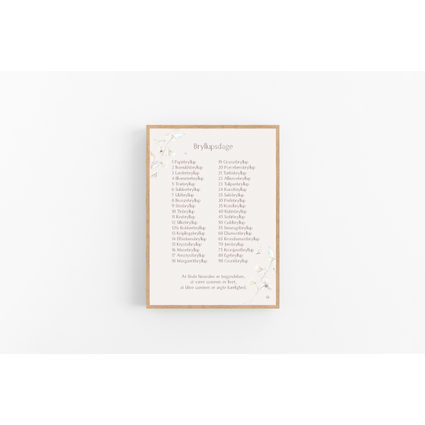 Bryllupsdage A4 og A5