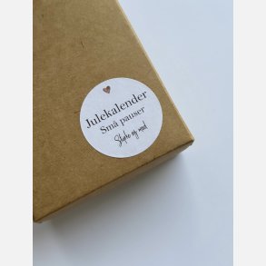 Julekalender Micropauser Styrke og mod (24 A7 kort) Nr. 5 (2025)