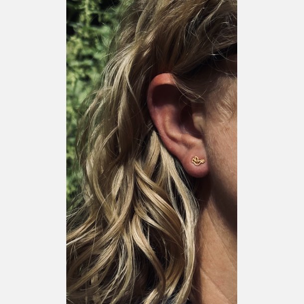 Fredsdue �restikker | mat forgyldt messing (6�8 mm)