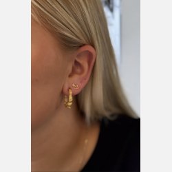 Creoler | mat forgyldt messing (26 mm)