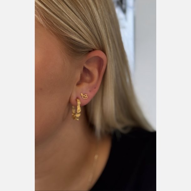 Creoler | mat forgyldt messing (26 mm)