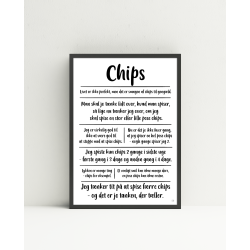 Chips citatkollage A4