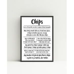 Chips citatkollage A4