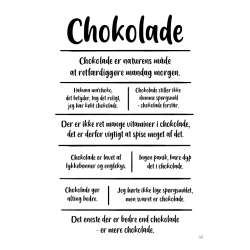 Chokolade citatkollage A5