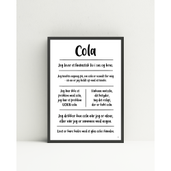 Cola citatkollage A4