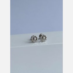 Solsikke �restikker | fors�lvet messing (8 mm)