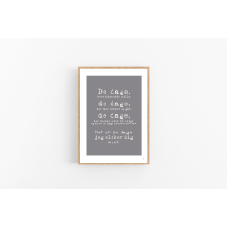 De dage &#10084;&#65039;(Bl/gr) (A4 og A5)