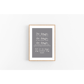 De dage ❤️(Bl/gr) (A4 og A5)