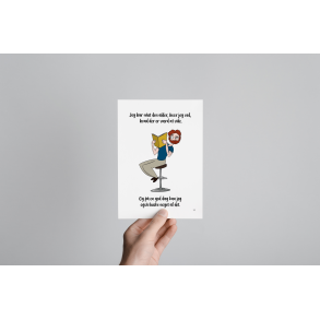 Jeg har net den alder.. (tegning, mand) A5