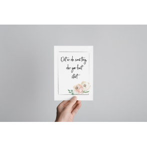 Det er de sm ting, som gr livet stort ( A5)