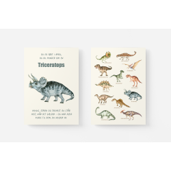 Dinosaur Mnedsplakat April + Bonusplakat (2 stk A4 plakater)
