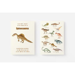 Dinosaur Mnedsplakat december + Bonusplakat (2 stk A4 plakater)