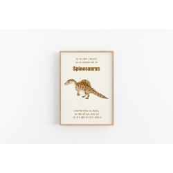 Dinosaur Mnedsplakat August + Bonusplakat (2 stk A4 plakater)