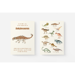 Dinosaur Mnedsplakat Juli + Bonusplakat (2 stk A4 plakater)