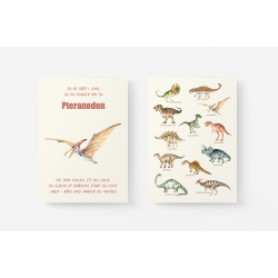 Dinosaur Mnedsplakat Juni + Bonusplakat (2 stk A4 plakater)