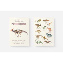 Dinosaur Mnedsplakat Maj + Bonusplakat (2 stk A4 plakater)