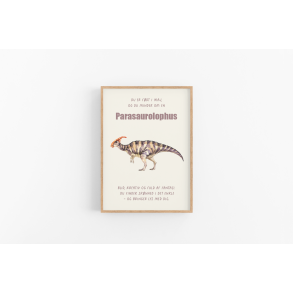 Dinosaur Mnedsplakat Maj + Bonusplakat (2 stk A4 plakater)