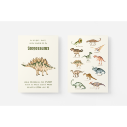 Dinosaur Mnedsplakat Marts + Bonusplakat (2 stk A4 plakater)
