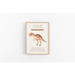 Dinosaur Mnedsplakat oktober + Bonusplakat (2 stk A4 plakater)